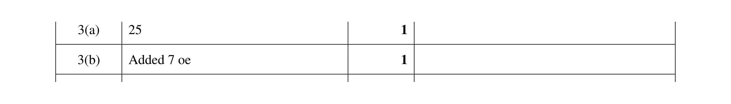 Mark scheme for question 39