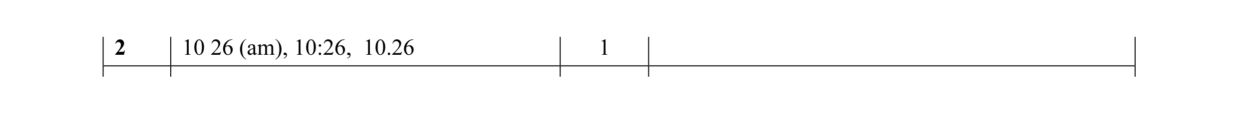 Mark scheme for question 11
