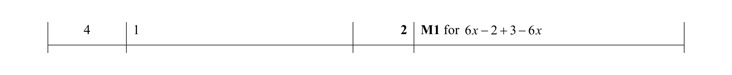 Mark scheme for question 23