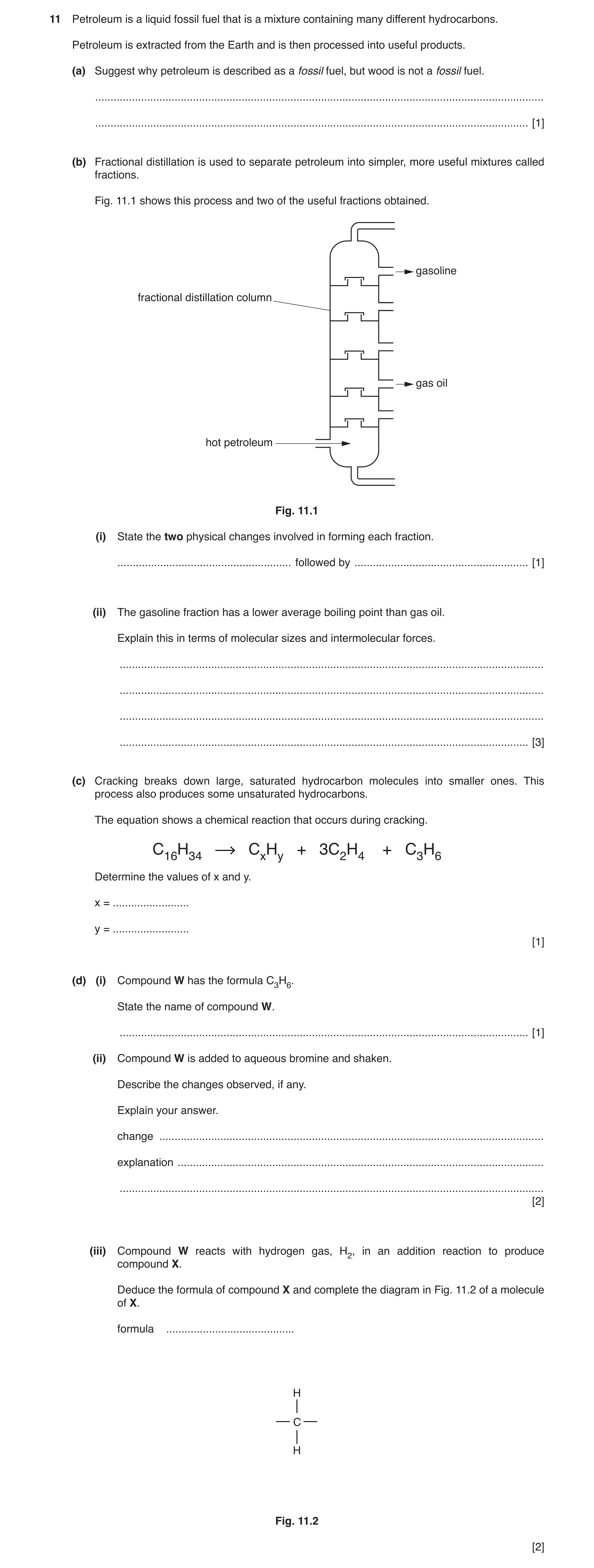 Question 2: Petroleum is a liquid fossil fuel that is a mixture containing many different hydrocarbons. Petroleum is extracted from the Earth and is th…