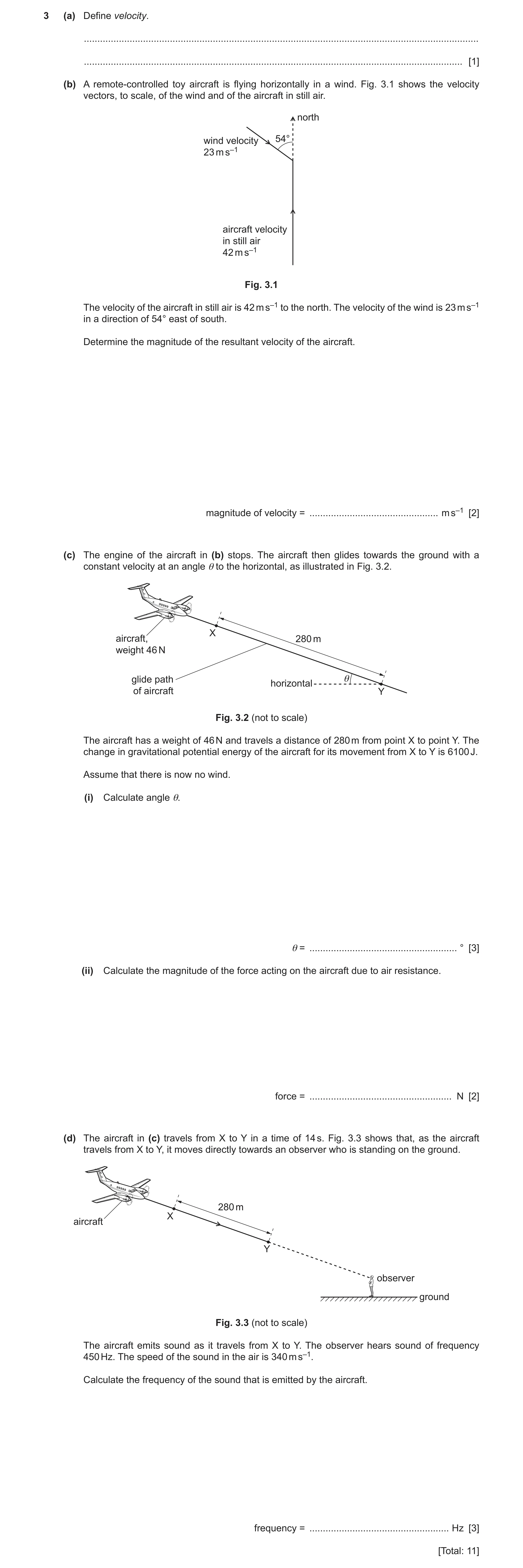Question 32: (a) Define velocity. ......................................................................................................................…
