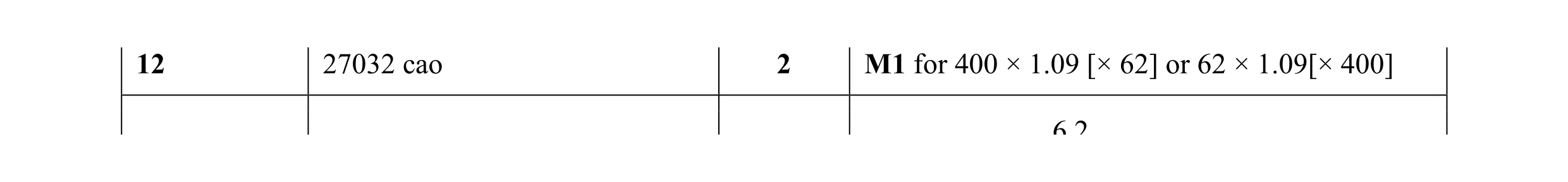 Mark scheme for question 74