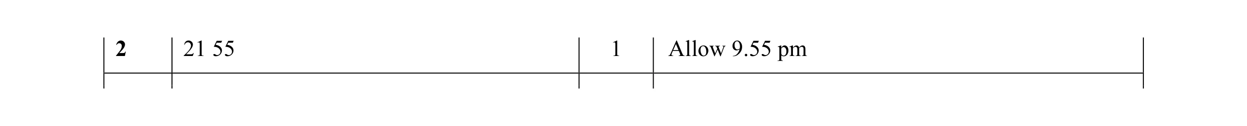 Mark scheme for question 7