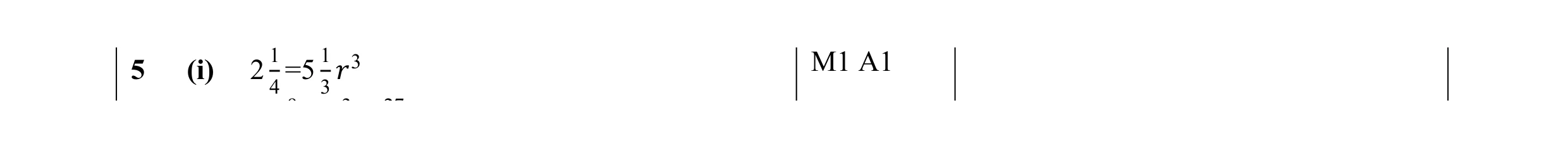 Mark scheme for question 24