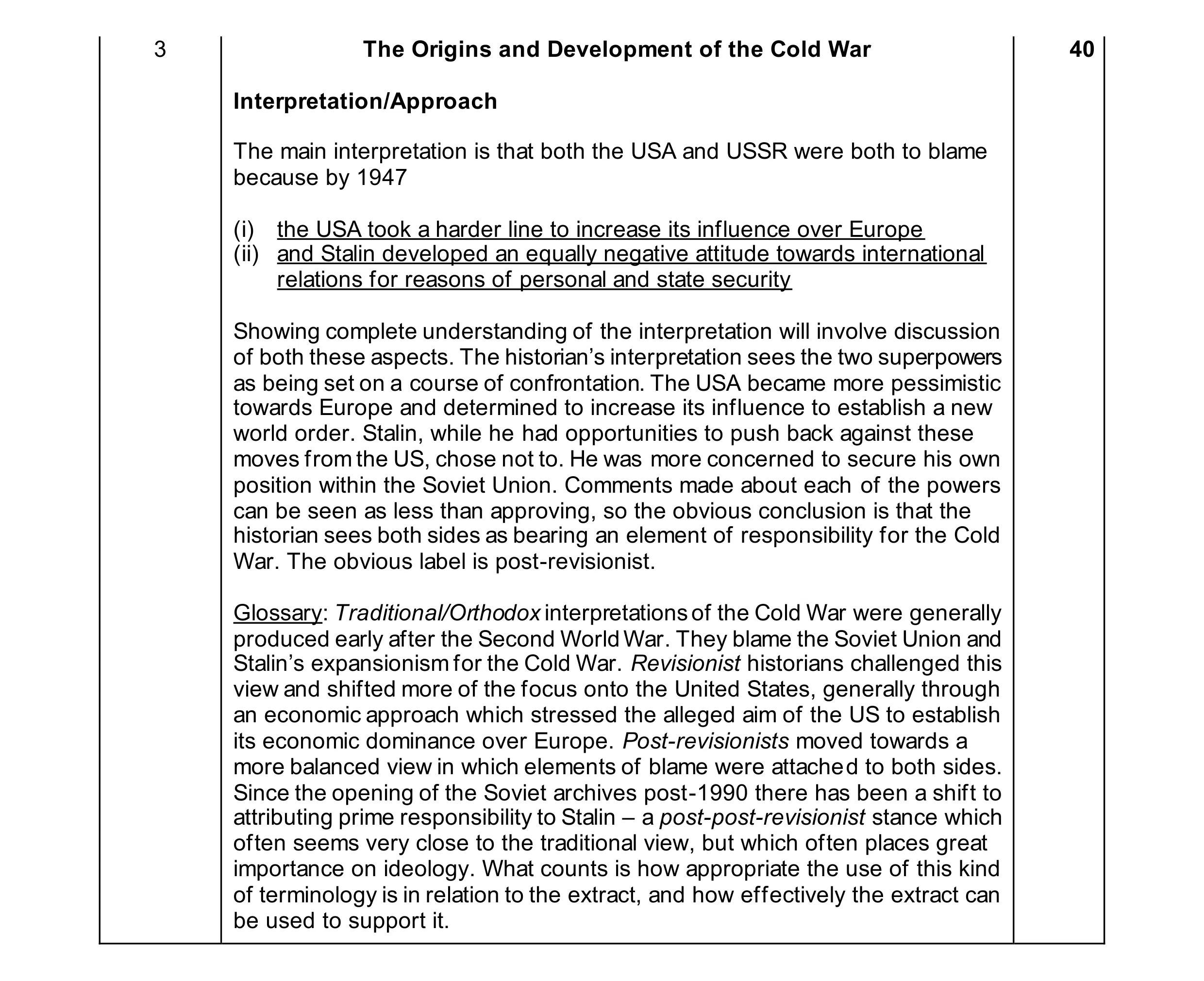 Mark scheme for question 68
