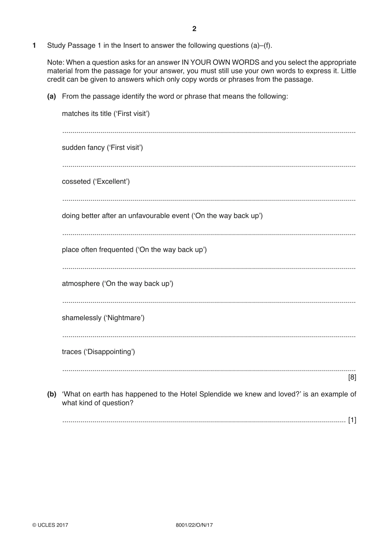 Cambridge A Level General Paper (AS Level only) 8001 2017 Oct/Nov Paper 2 · Variant 2 question paper, page 2 of 12