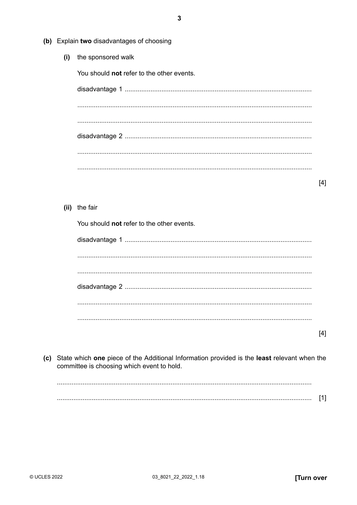 Cambridge A Level English General Paper 8021 2022 Feb/March Paper 2 · Variant 2 question paper, page 3 of 8