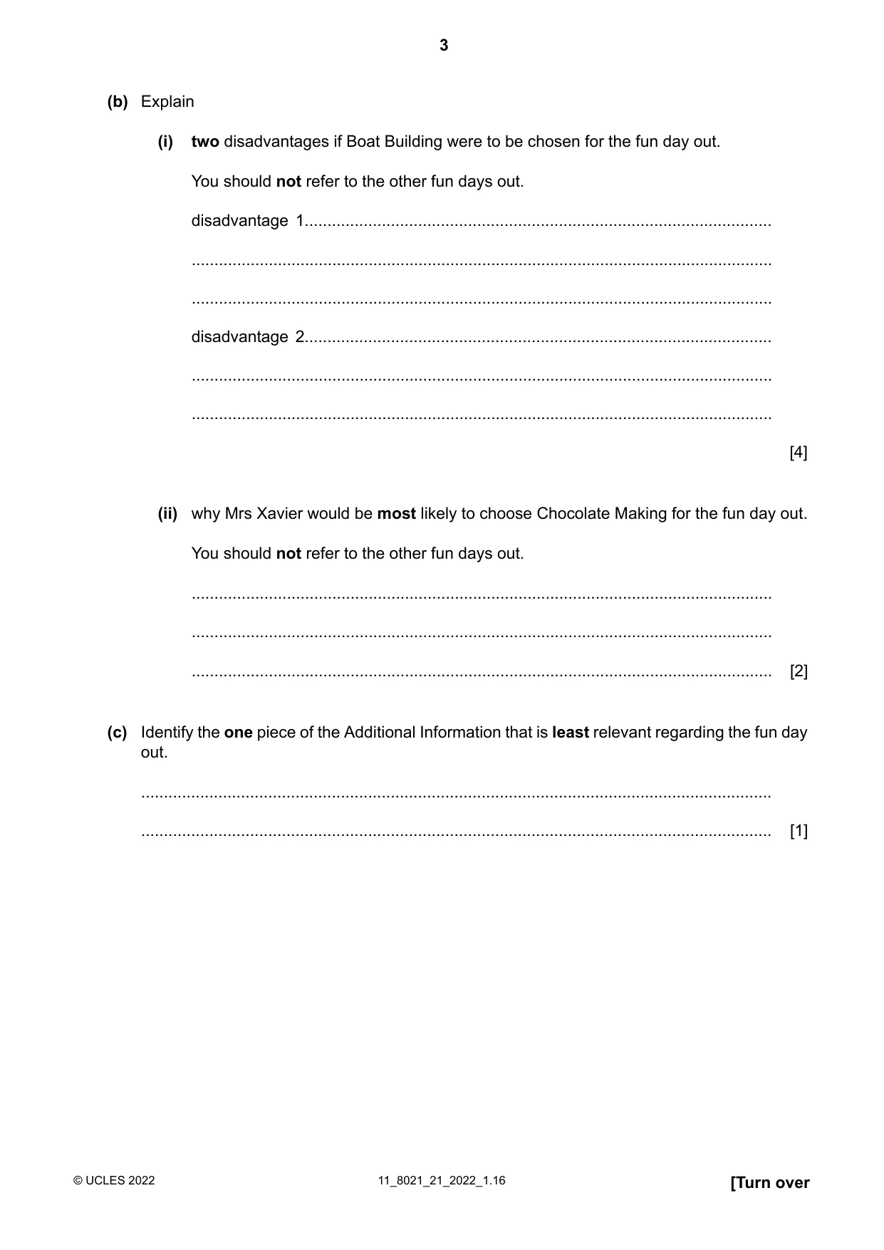 Cambridge A Level English General Paper 8021 2022 Oct/Nov Paper 2 · Variant 1 question paper, page 3 of 8