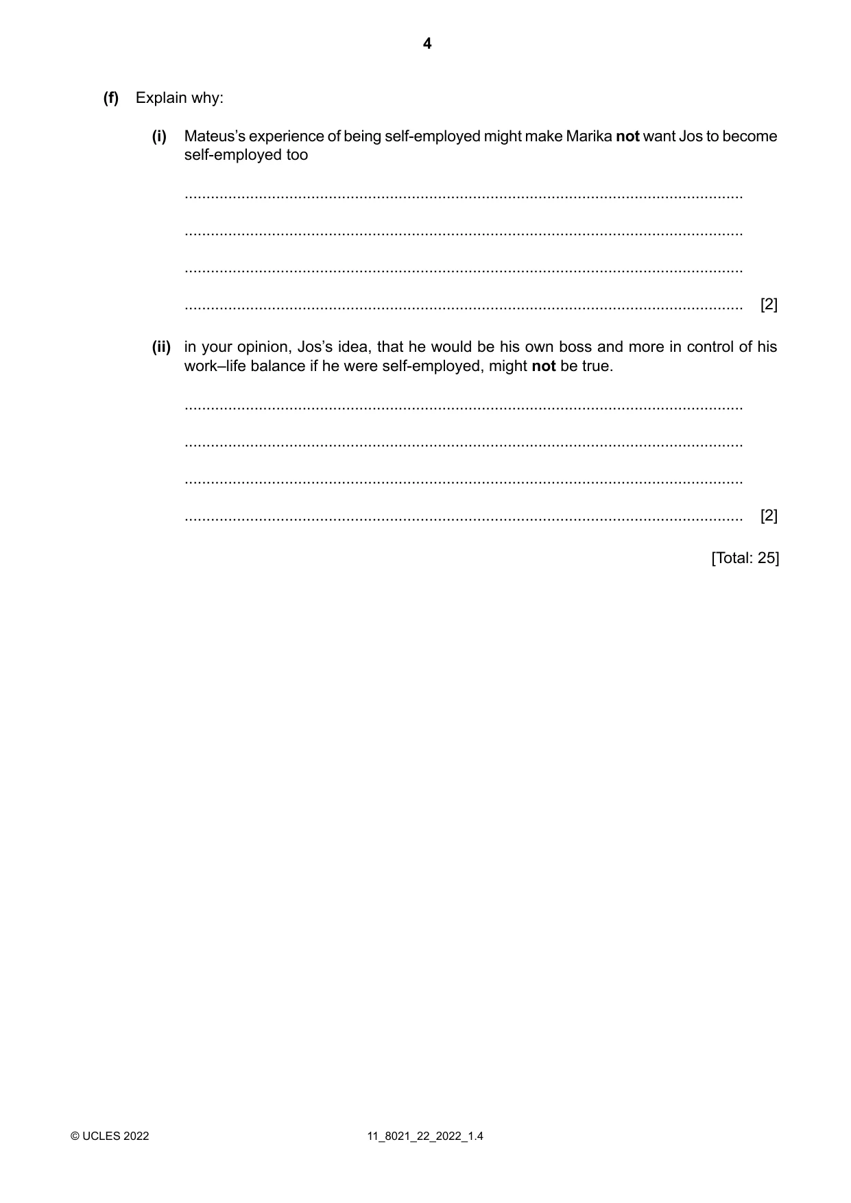 Cambridge A Level English General Paper 8021 2022 Oct/Nov Paper 2 · Variant 2 question paper, page 4 of 8