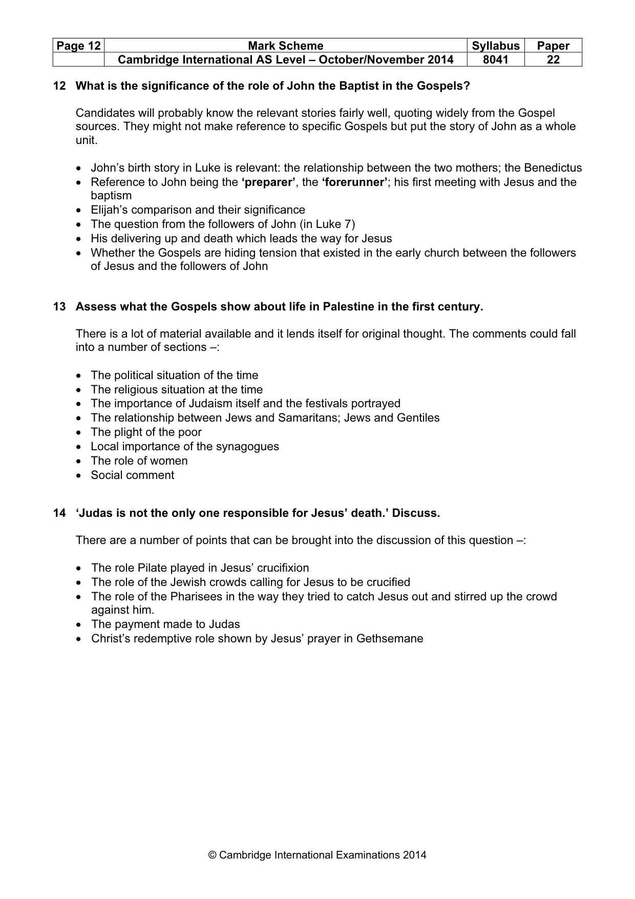 Mark scheme, page 12 of 12