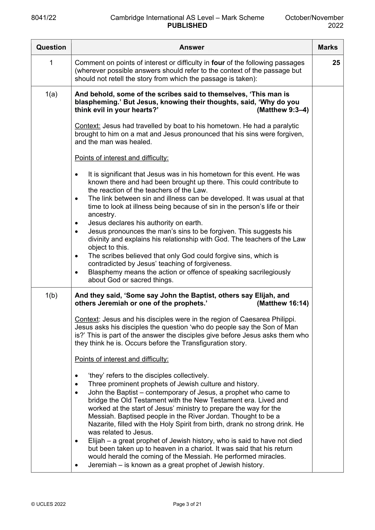 Mark scheme, page 3 of 21