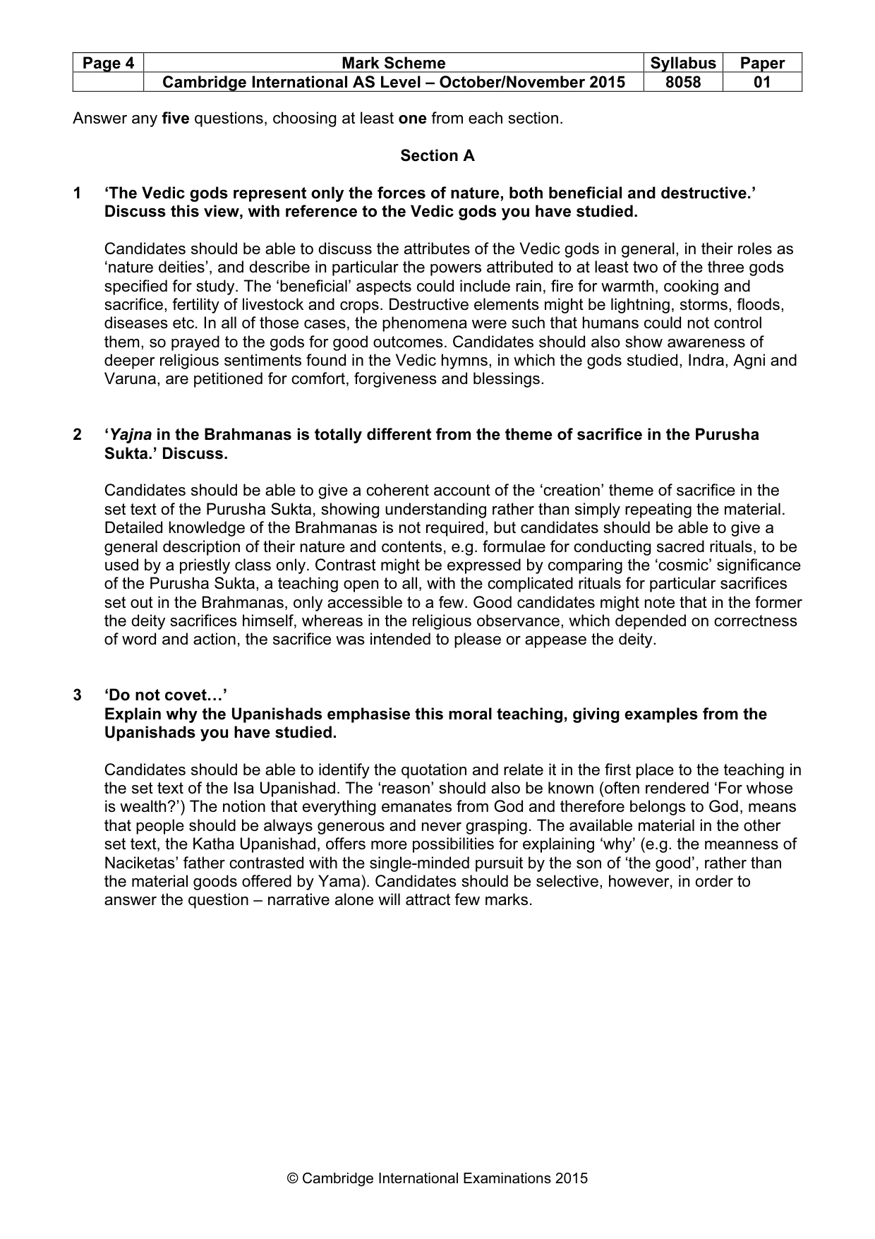 Mark scheme, page 4 of 7