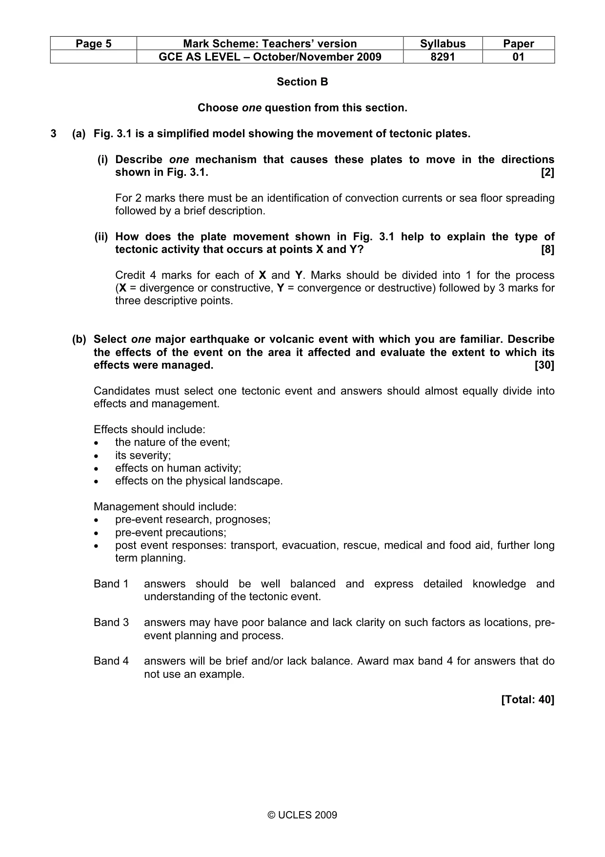 Mark scheme, page 5 of 10