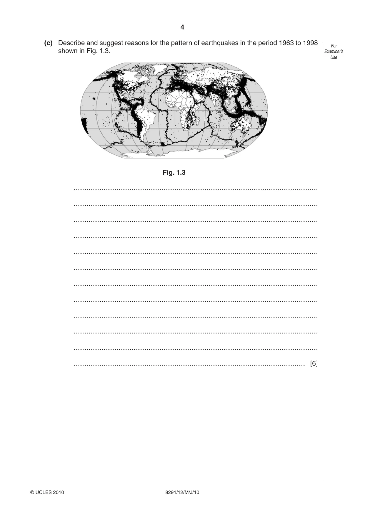 Cambridge A Level Environmental Management (AS only) 8291 2010 May/June Paper 1 · Variant 2 question paper, page 4 of 12
