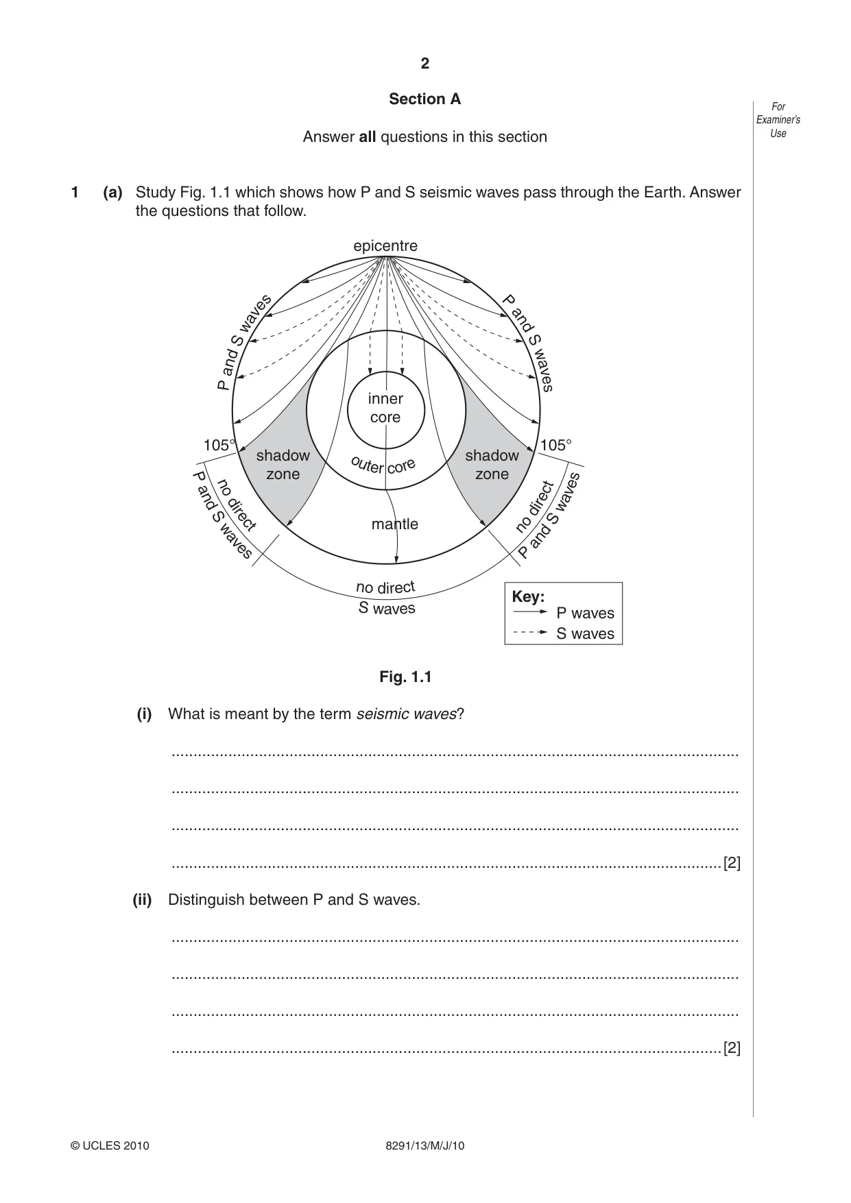 Cambridge A Level Environmental Management (AS only) 8291 2010 May/June Paper 1 · Variant 3 question paper, page 2 of 12