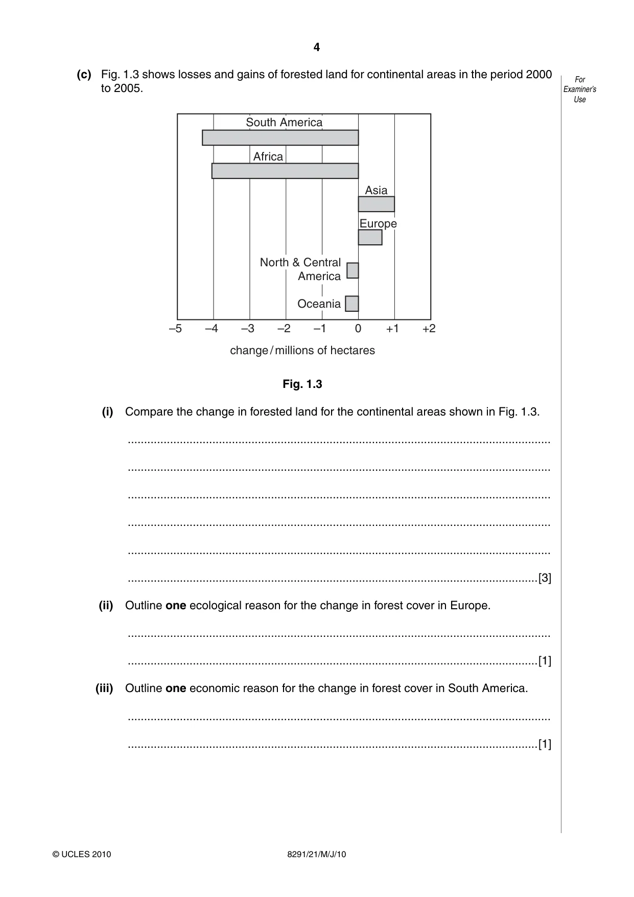 Cambridge A Level Environmental Management (AS only) 8291 2010 May/June Paper 2 · Variant 1 question paper, page 4 of 12