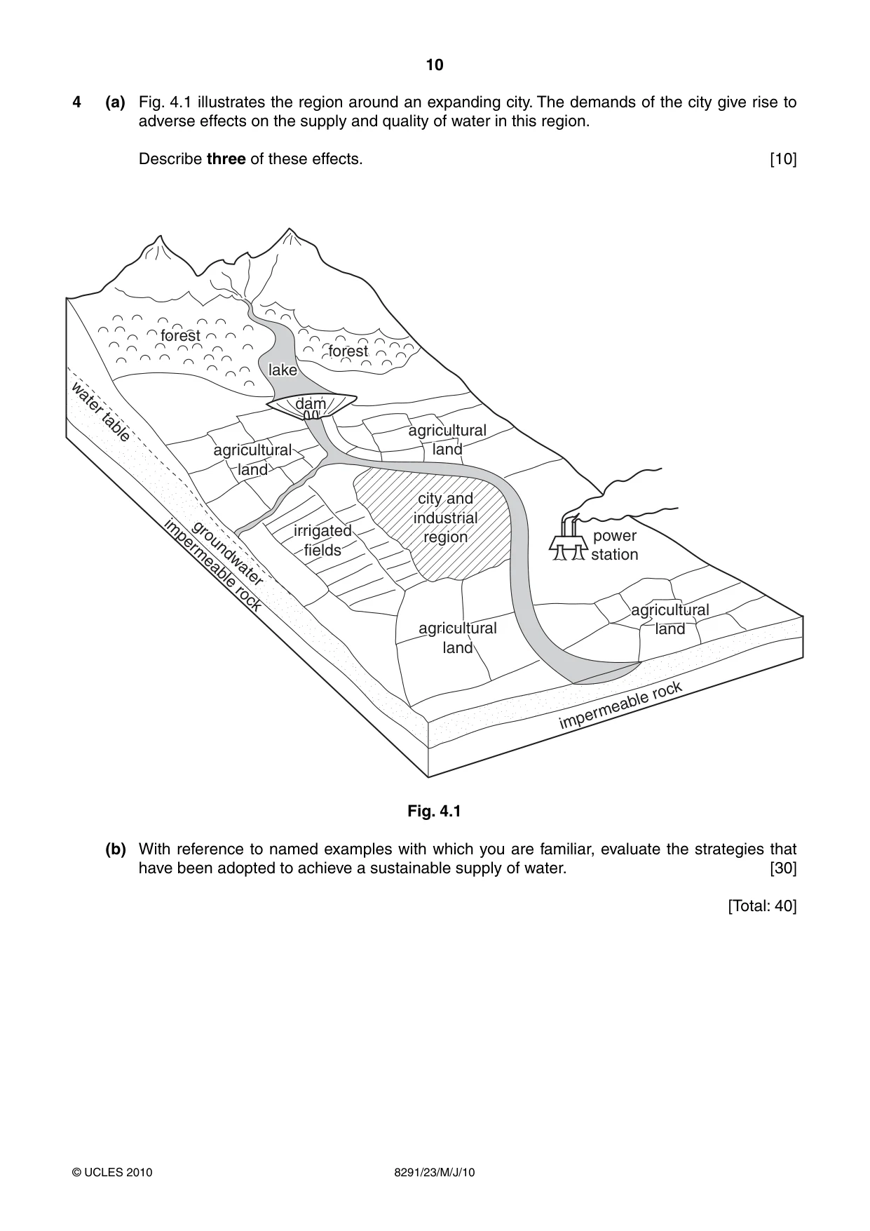 Cambridge A Level Environmental Management (AS only) 8291 2010 May/June Paper 2 · Variant 3 question paper, page 10 of 12