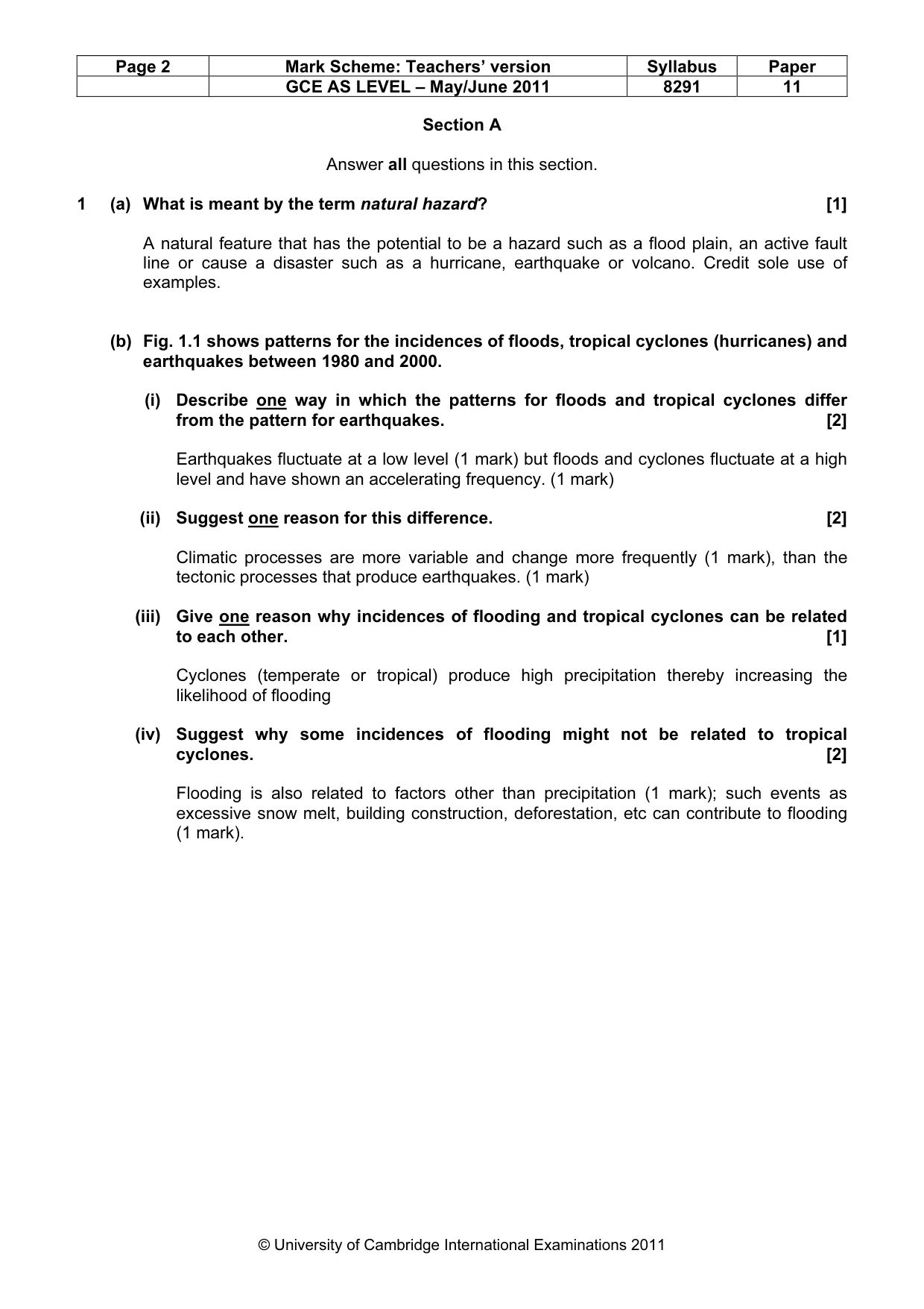 Mark scheme, page 2 of 10