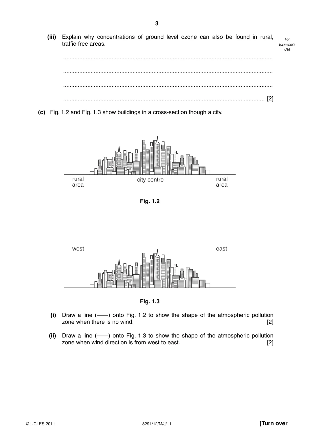 Cambridge A Level Environmental Management (AS only) 8291 2011 May/June Paper 1 · Variant 2 question paper, page 3 of 12