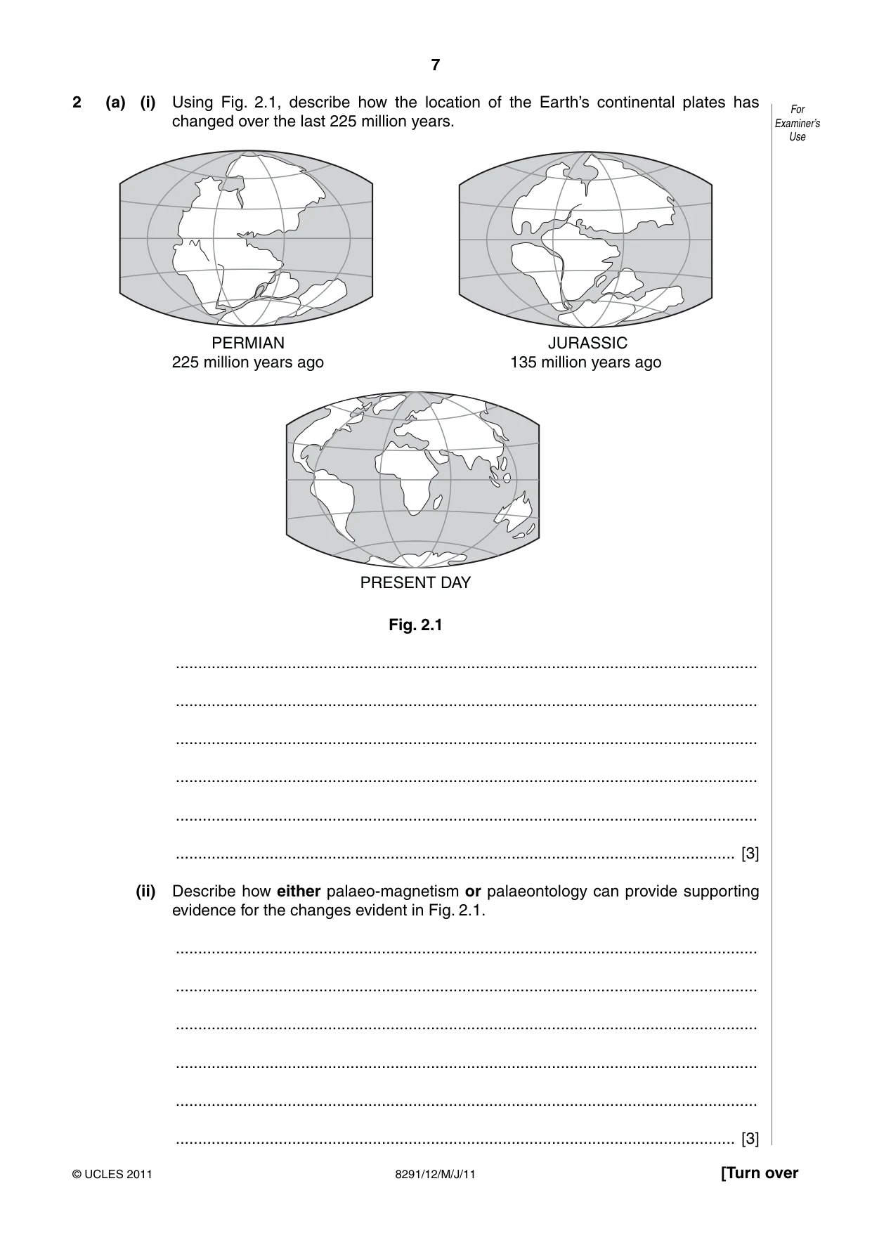 Cambridge A Level Environmental Management (AS only) 8291 2011 May/June Paper 1 · Variant 2 question paper, page 7 of 12