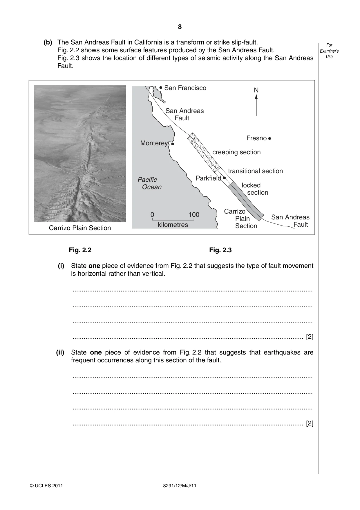 Cambridge A Level Environmental Management (AS only) 8291 2011 May/June Paper 1 · Variant 2 question paper, page 8 of 12