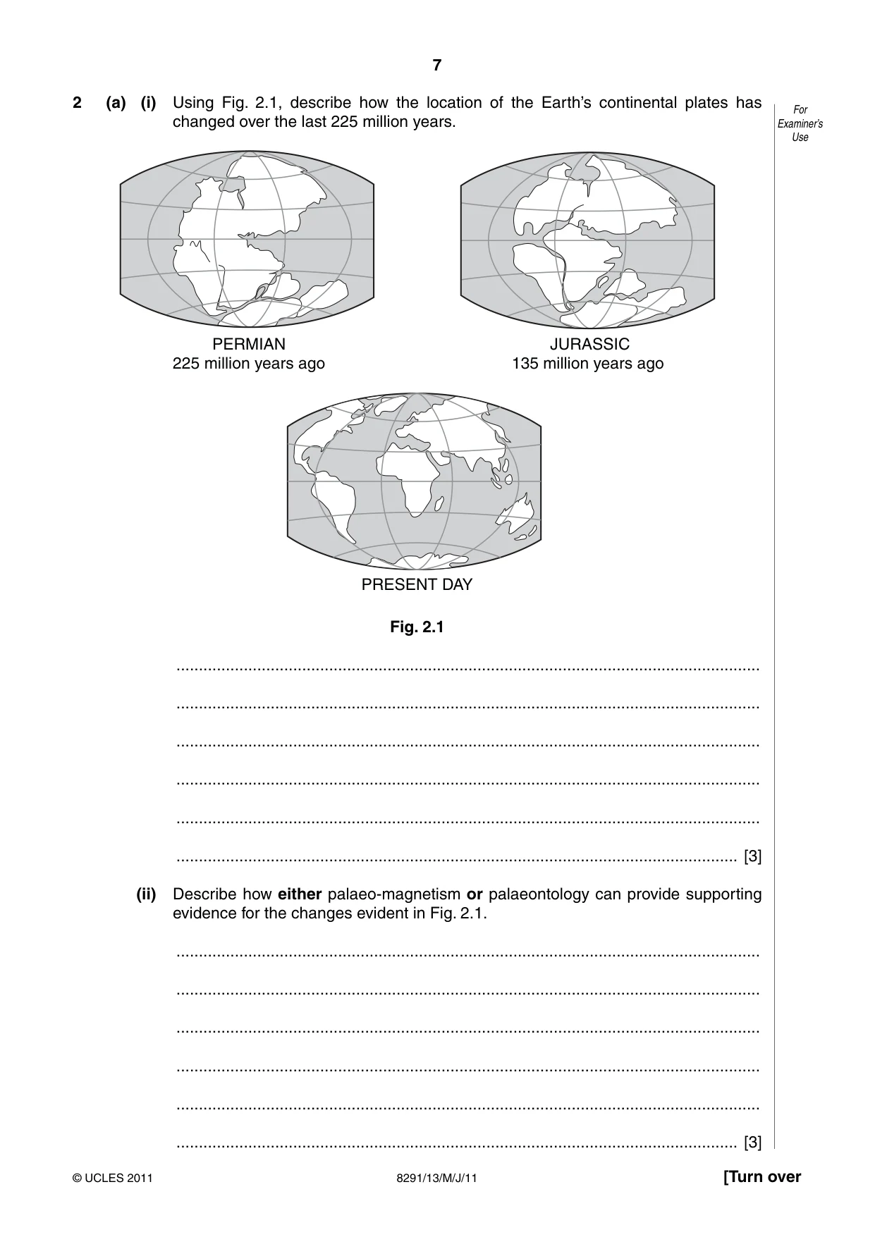 Cambridge A Level Environmental Management (AS only) 8291 2011 May/June Paper 1 · Variant 3 question paper, page 7 of 12