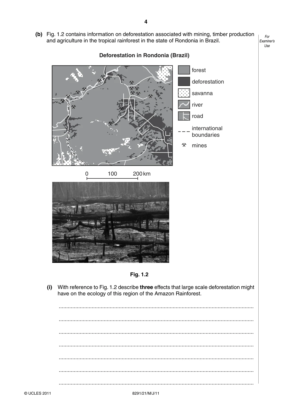 Cambridge A Level Environmental Management (AS only) 8291 2011 May/June Paper 2 · Variant 1 question paper, page 4 of 12