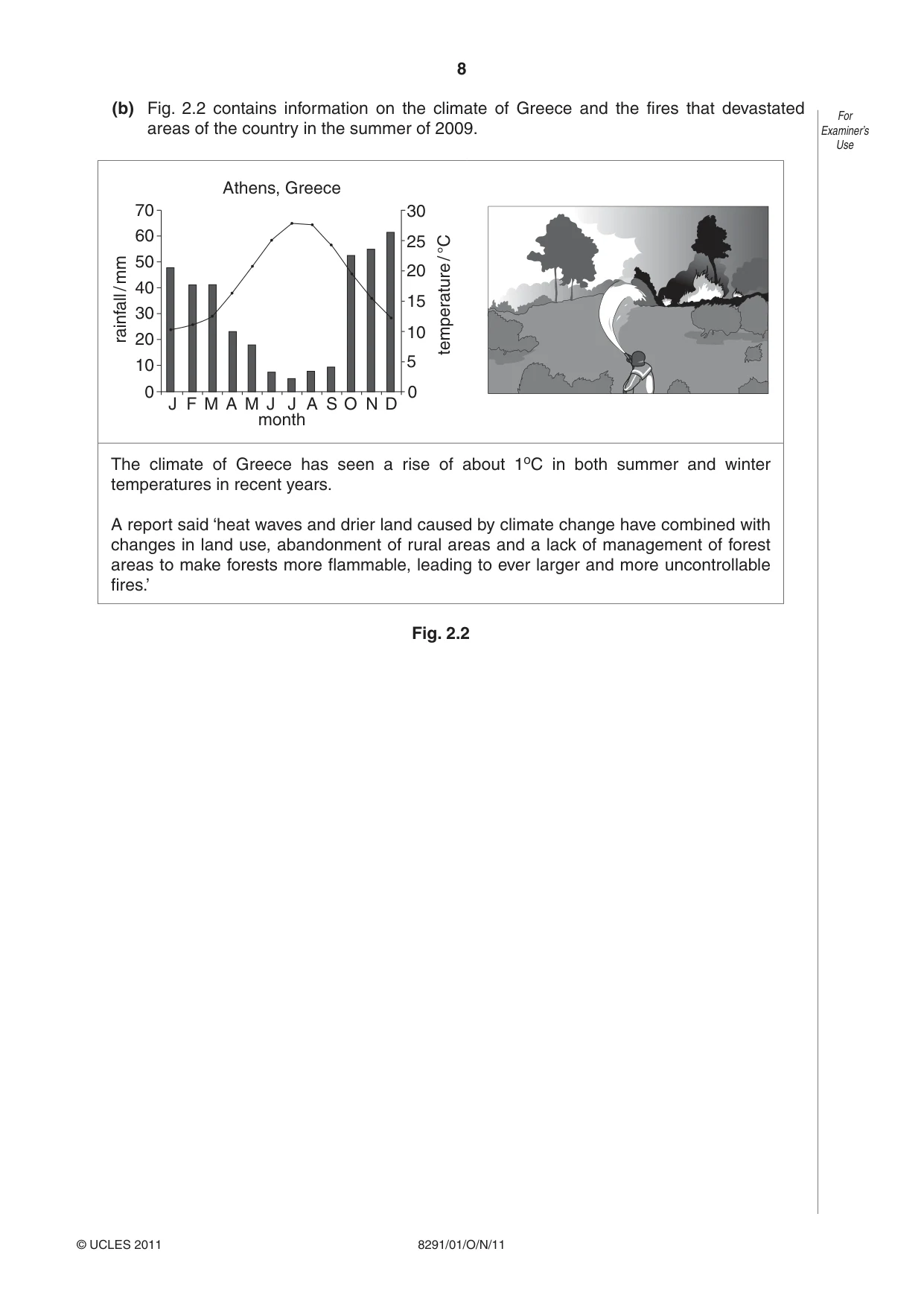 Cambridge A Level Environmental Management (AS only) 8291 2011 Oct/Nov Paper 1 · Variant 1 question paper, page 8 of 12
