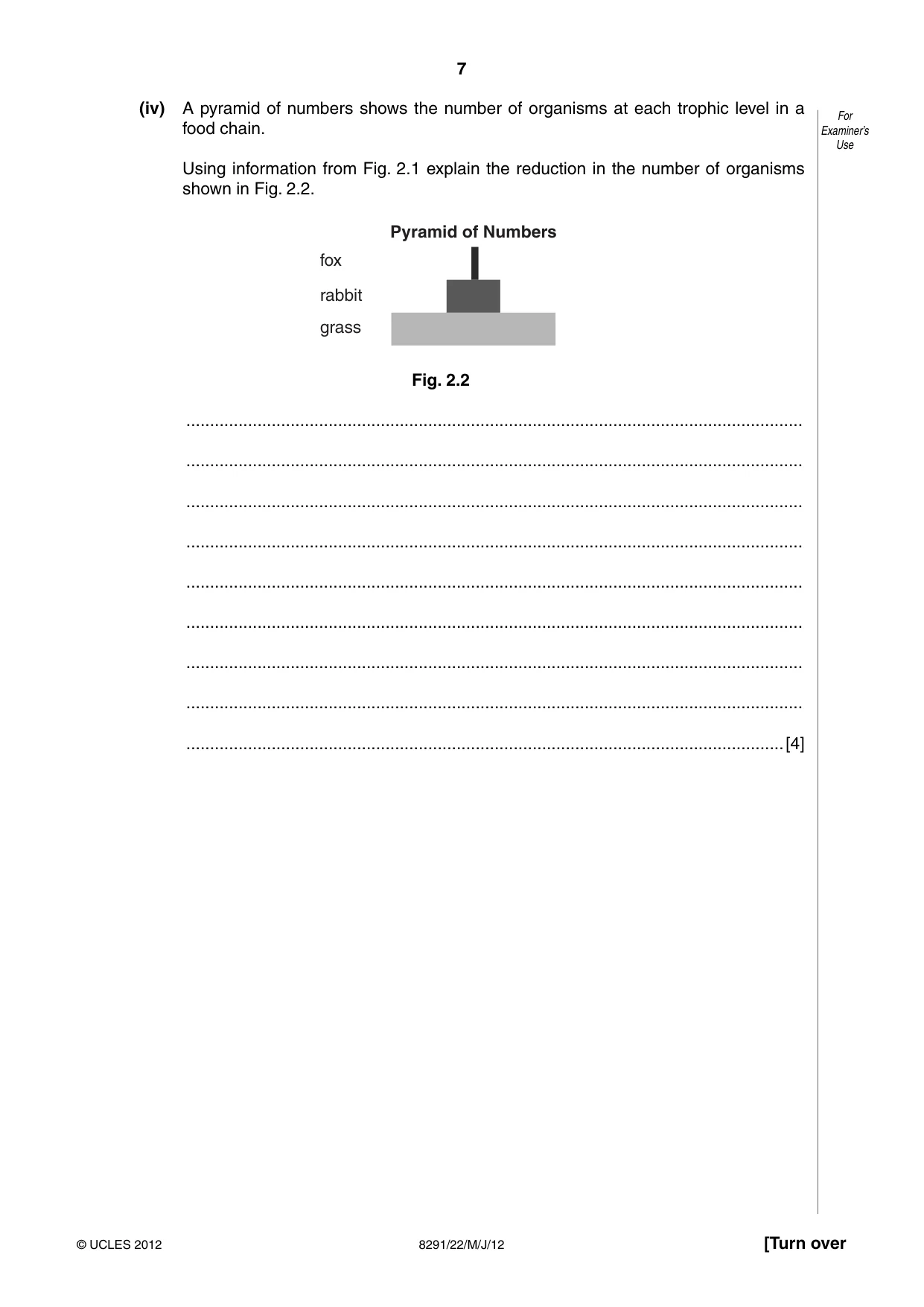 Cambridge A Level Environmental Management (AS only) 8291 2012 May/June Paper 2 · Variant 2 question paper, page 7 of 12
