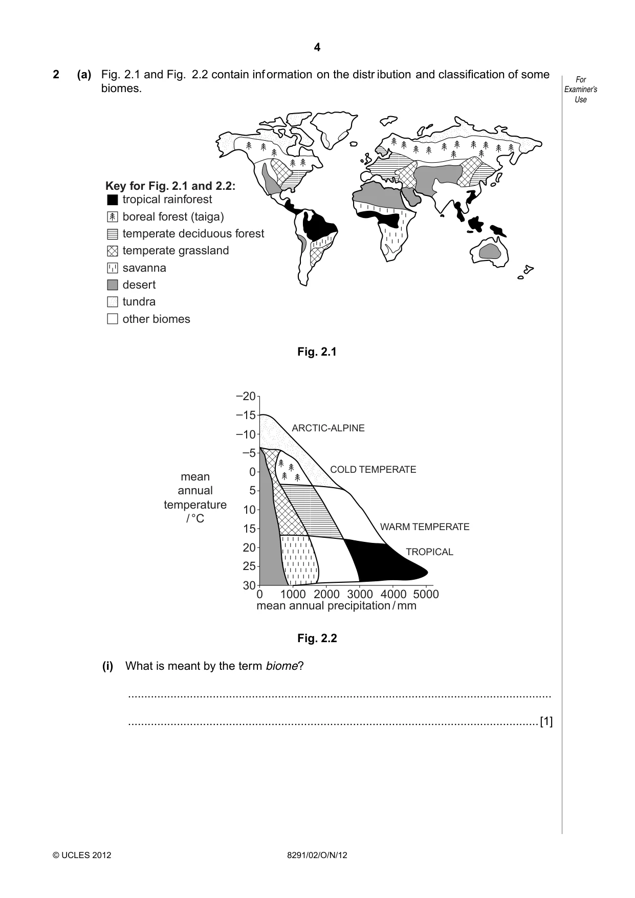 Cambridge A Level Environmental Management (AS only) 8291 2012 Oct/Nov Paper 2 · Variant 1 question paper, page 4 of 11