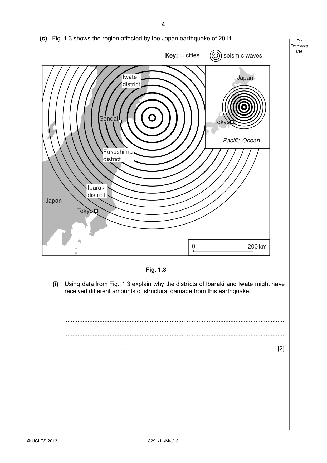 Cambridge A Level Environmental Management (AS only) 8291 2013 May/June Paper 1 · Variant 1 question paper, page 4 of 12
