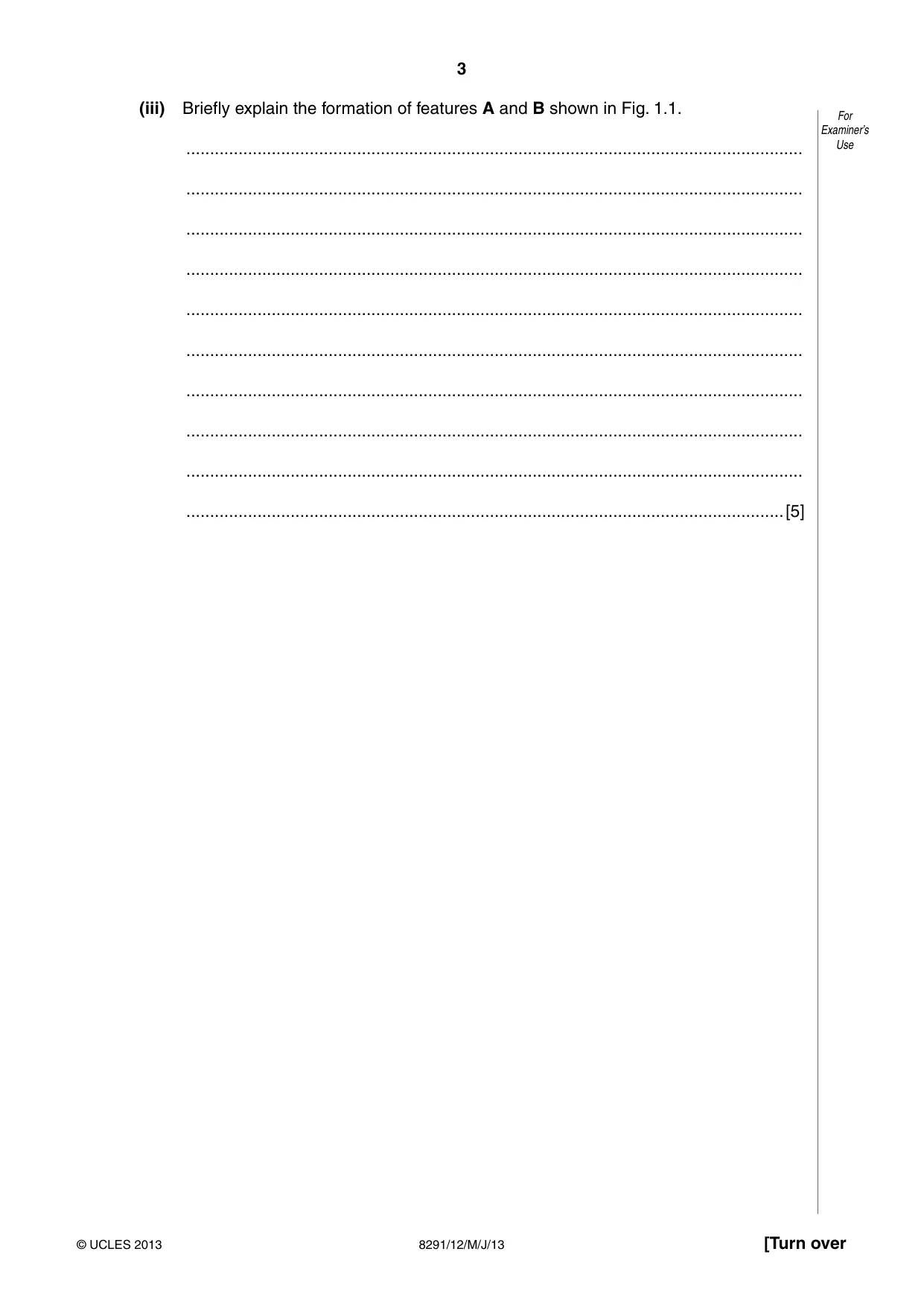 Cambridge A Level Environmental Management (AS only) 8291 2013 May/June Paper 1 · Variant 2 question paper, page 3 of 12
