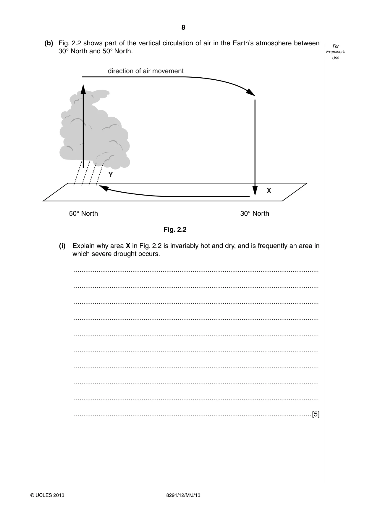 Cambridge A Level Environmental Management (AS only) 8291 2013 May/June Paper 1 · Variant 2 question paper, page 8 of 12