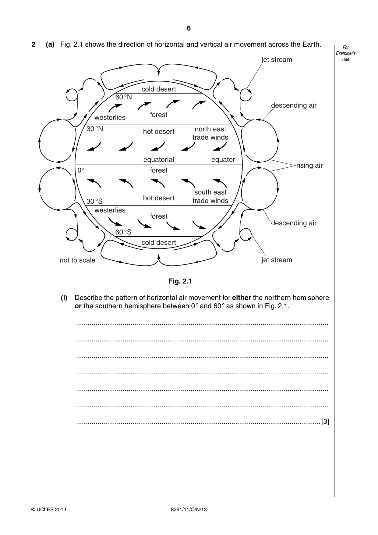 Cambridge A Level Environmental Management (AS only) 8291 2013 Oct/Nov Paper 1 · Variant 1 question paper, page 6 of 12