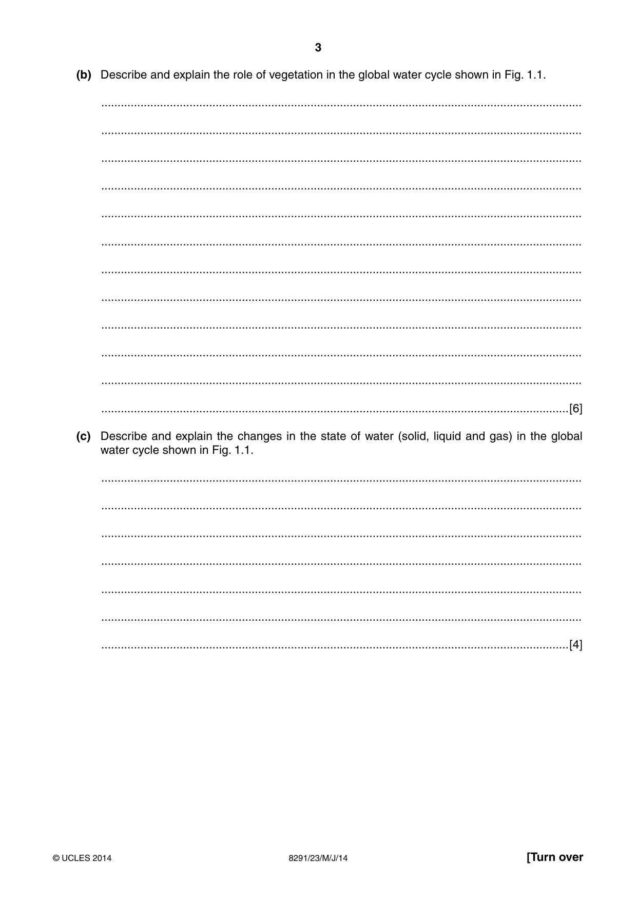 Cambridge A Level Environmental Management (AS only) 8291 2014 May/June Paper 2 · Variant 3 question paper, page 3 of 12