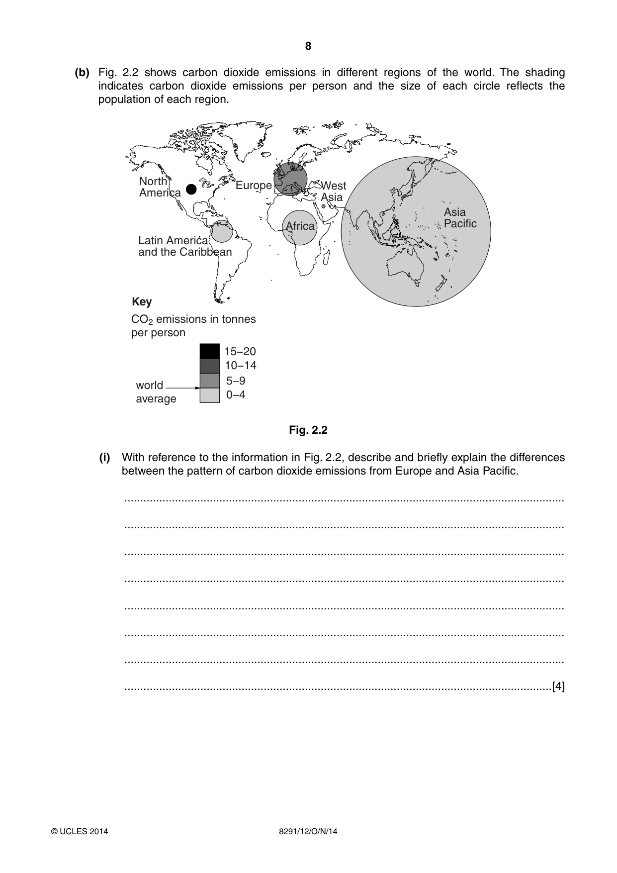 Cambridge A Level Environmental Management (AS only) 8291 2014 Oct/Nov Paper 1 · Variant 2 question paper, page 8 of 12