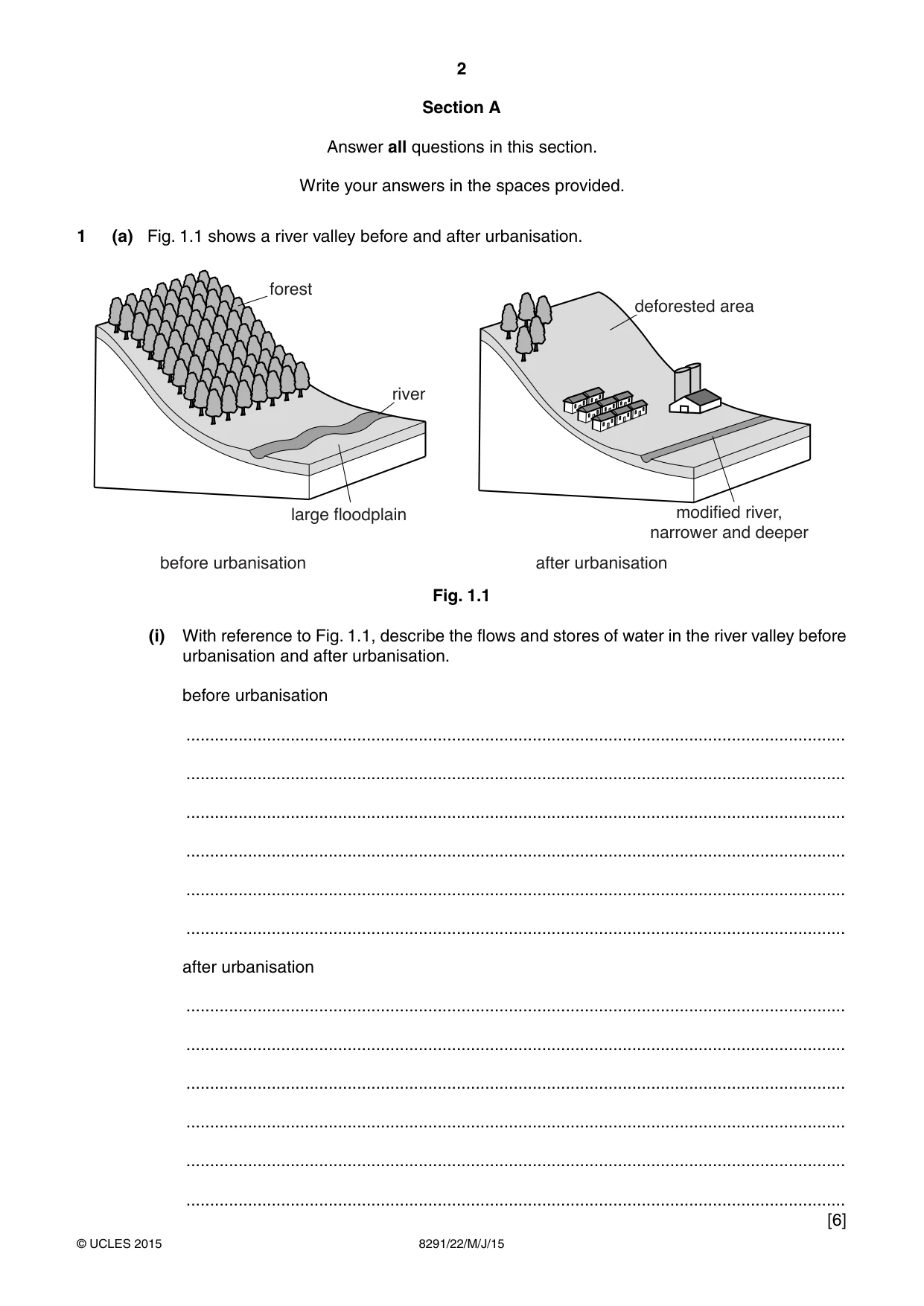 Cambridge A Level Environmental Management (AS only) 8291 2015 May/June Paper 2 · Variant 2 question paper, page 2 of 12