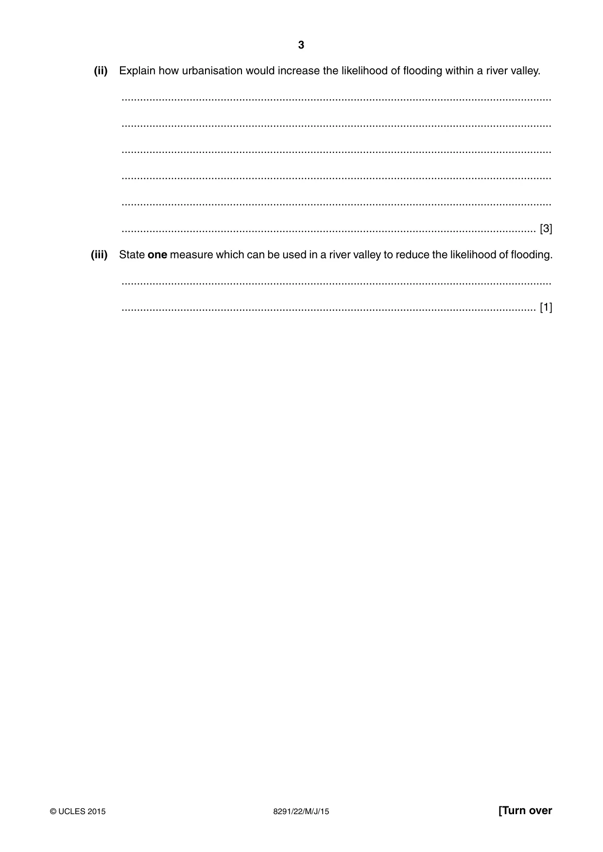 Cambridge A Level Environmental Management (AS only) 8291 2015 May/June Paper 2 · Variant 2 question paper, page 3 of 12