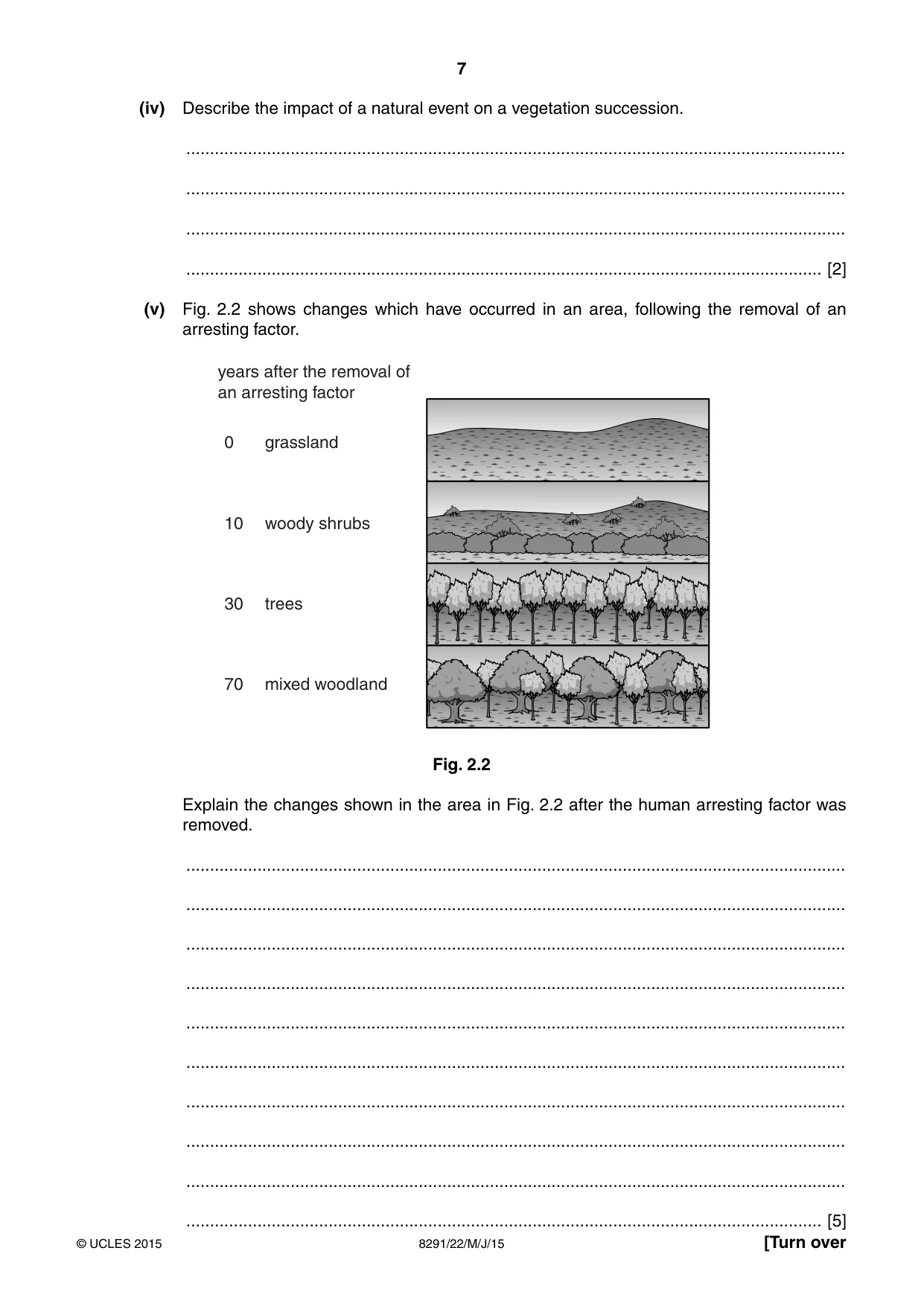 Cambridge A Level Environmental Management (AS only) 8291 2015 May/June Paper 2 · Variant 2 question paper, page 7 of 12