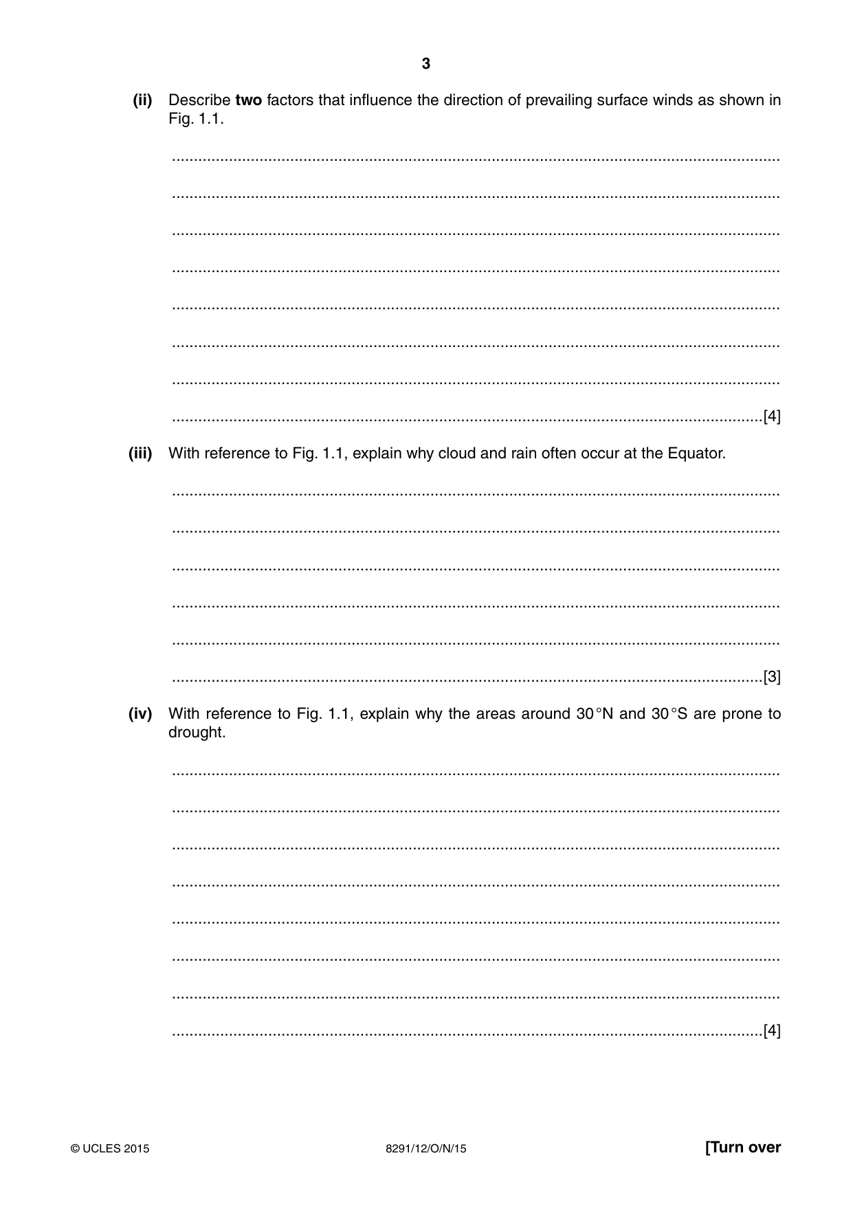 Cambridge A Level Environmental Management (AS only) 8291 2015 Oct/Nov Paper 1 · Variant 2 question paper, page 3 of 12