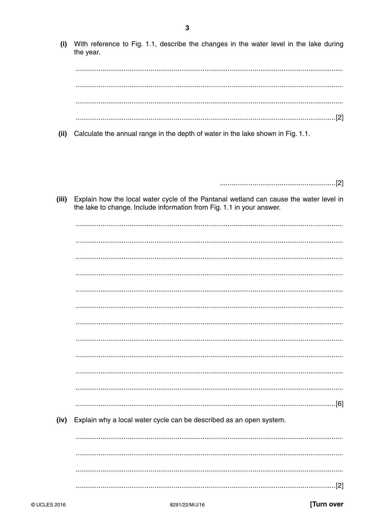 Cambridge A Level Environmental Management (AS only) 8291 2016 May/June Paper 2 · Variant 2 question paper, page 3 of 16