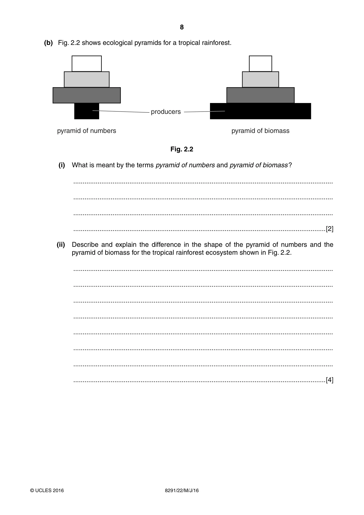 Cambridge A Level Environmental Management (AS only) 8291 2016 May/June Paper 2 · Variant 2 question paper, page 8 of 16