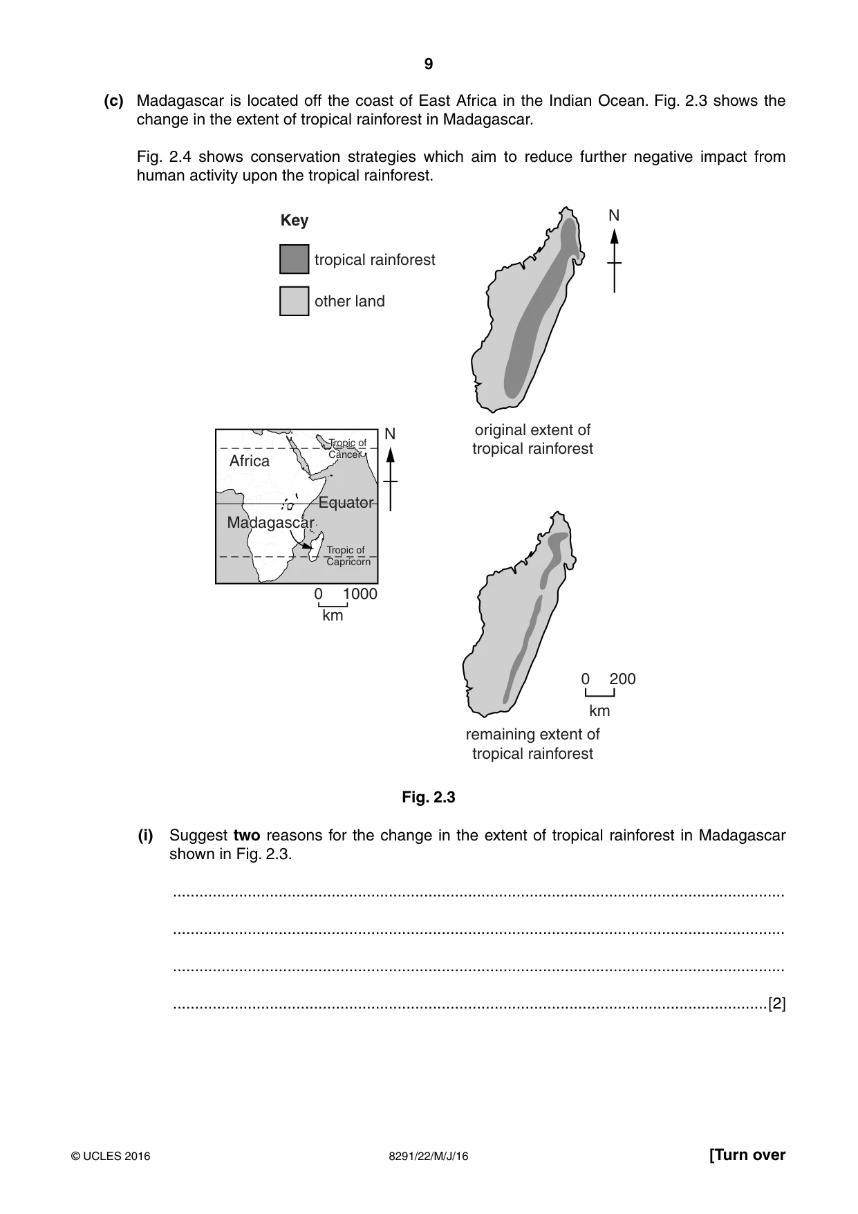 Cambridge A Level Environmental Management (AS only) 8291 2016 May/June Paper 2 · Variant 2 question paper, page 9 of 16