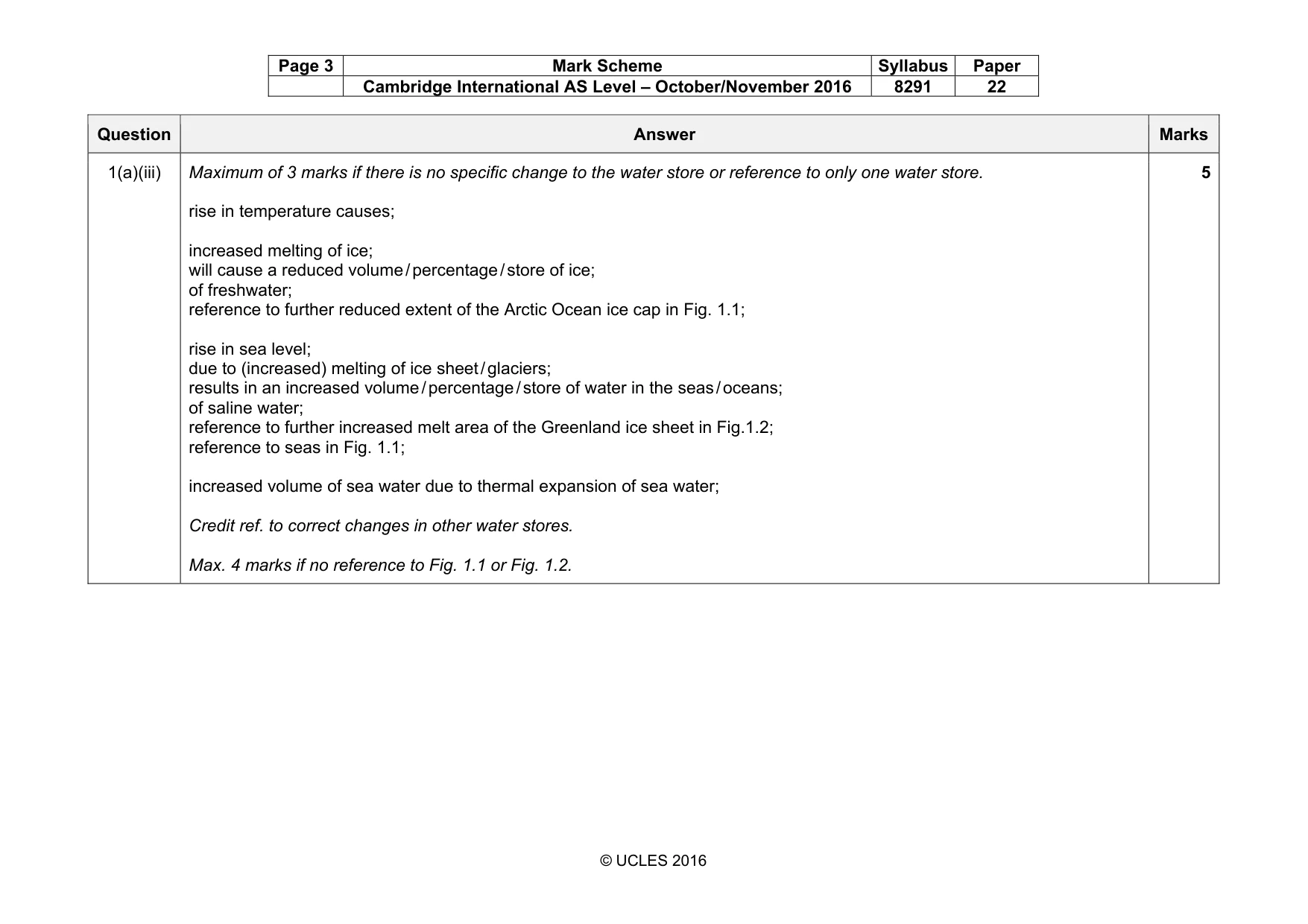 Mark scheme, page 3 of 18