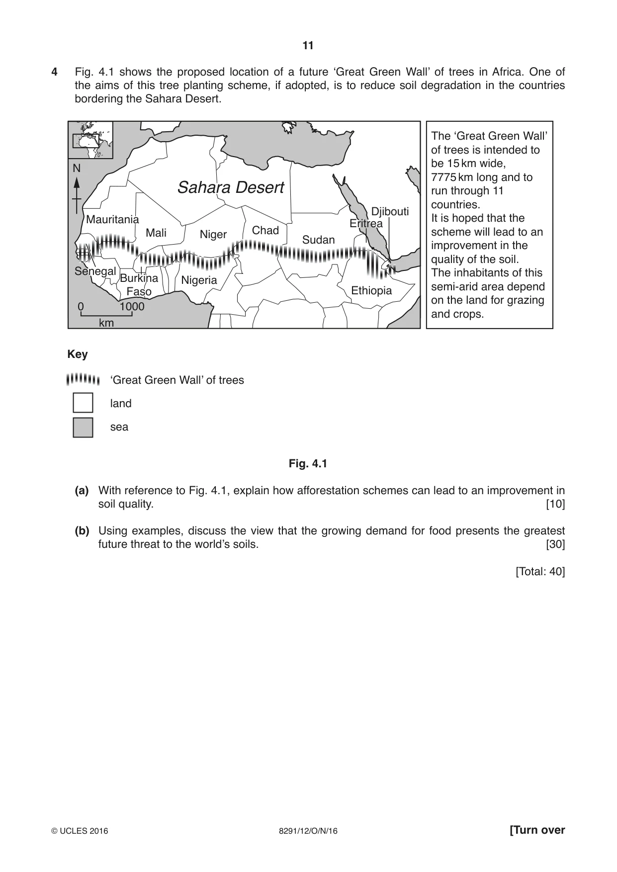 Cambridge A Level Environmental Management (AS only) 8291 2016 Oct/Nov Paper 1 · Variant 2 question paper, page 11 of 12