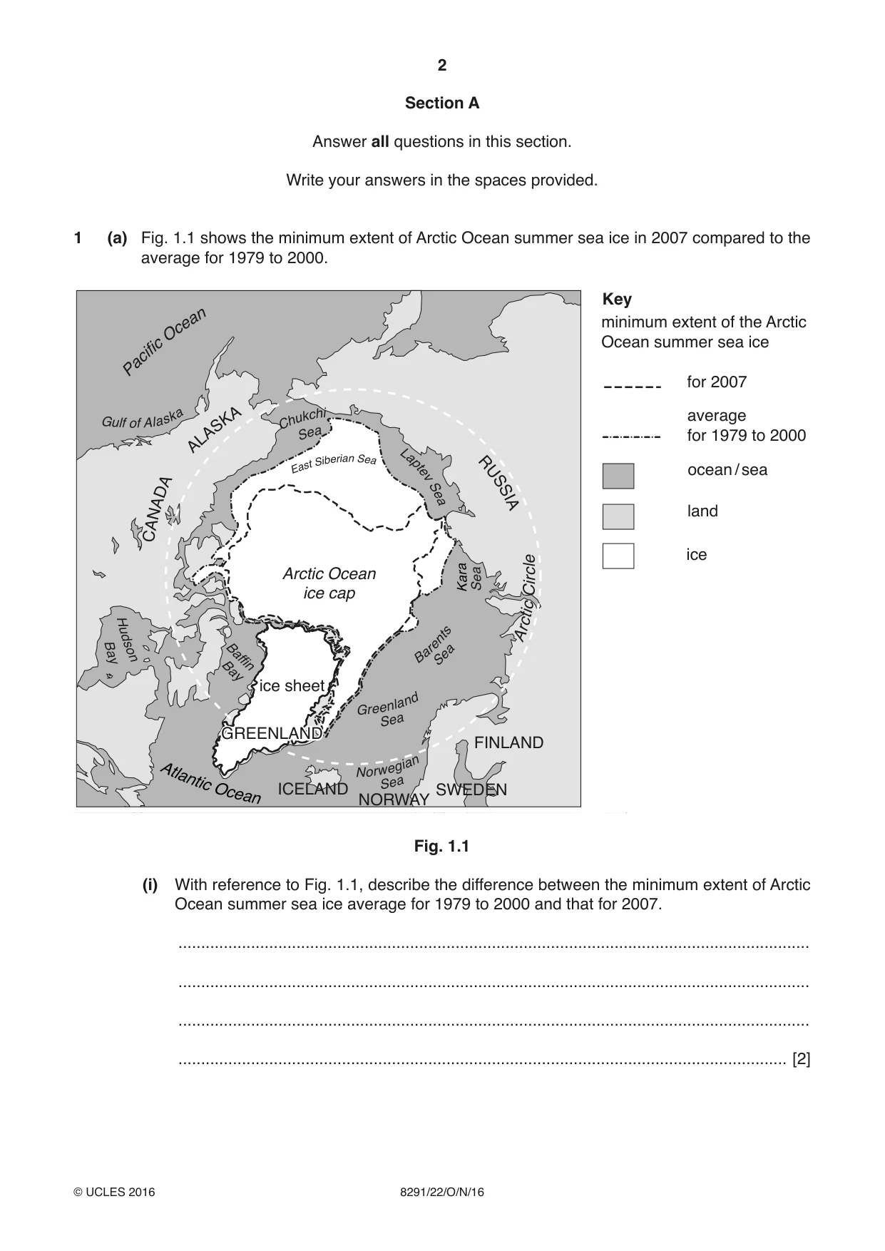 Cambridge A Level Environmental Management (AS only) 8291 2016 Oct/Nov Paper 2 · Variant 2 question paper, page 2 of 16