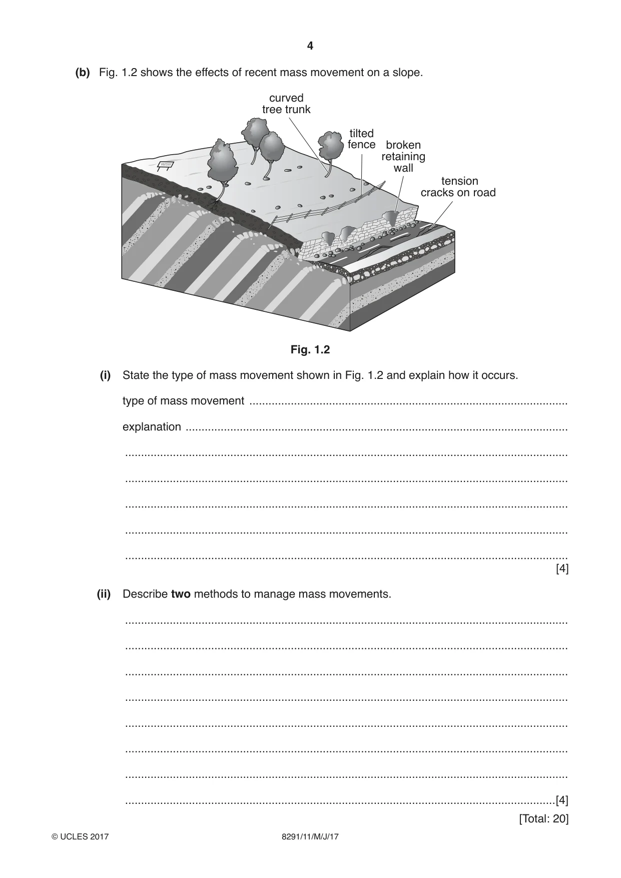 Cambridge A Level Environmental Management (AS only) 8291 2017 May/June Paper 1 · Variant 1 question paper, page 4 of 12