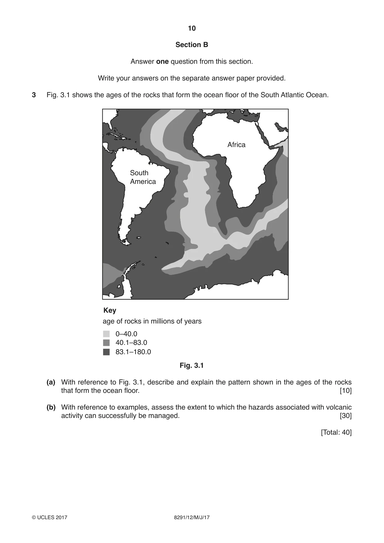 Cambridge A Level Environmental Management (AS only) 8291 2017 May/June Paper 1 · Variant 2 question paper, page 10 of 12