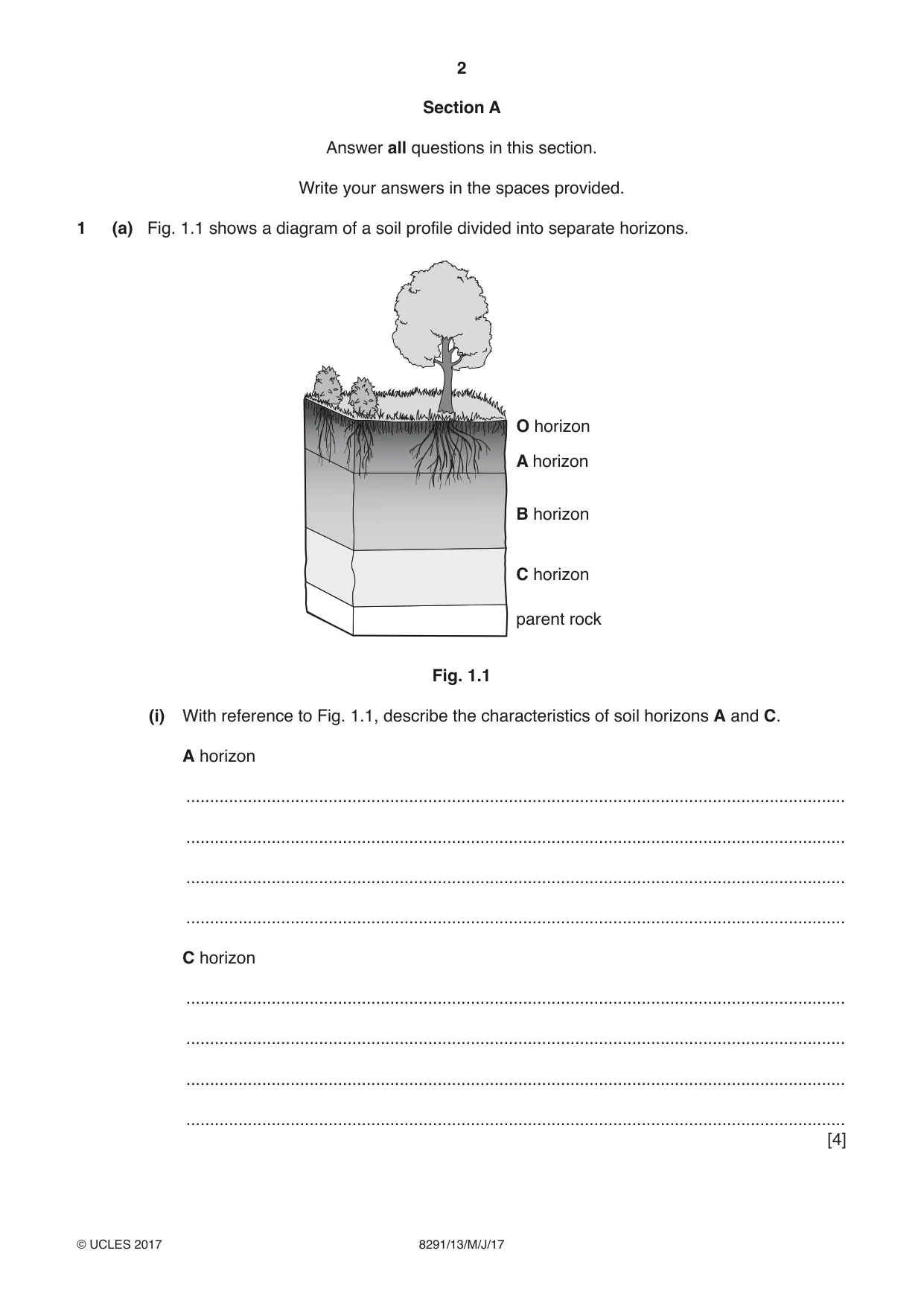Cambridge A Level Environmental Management (AS only) 8291 2017 May/June Paper 1 · Variant 3 question paper, page 2 of 12