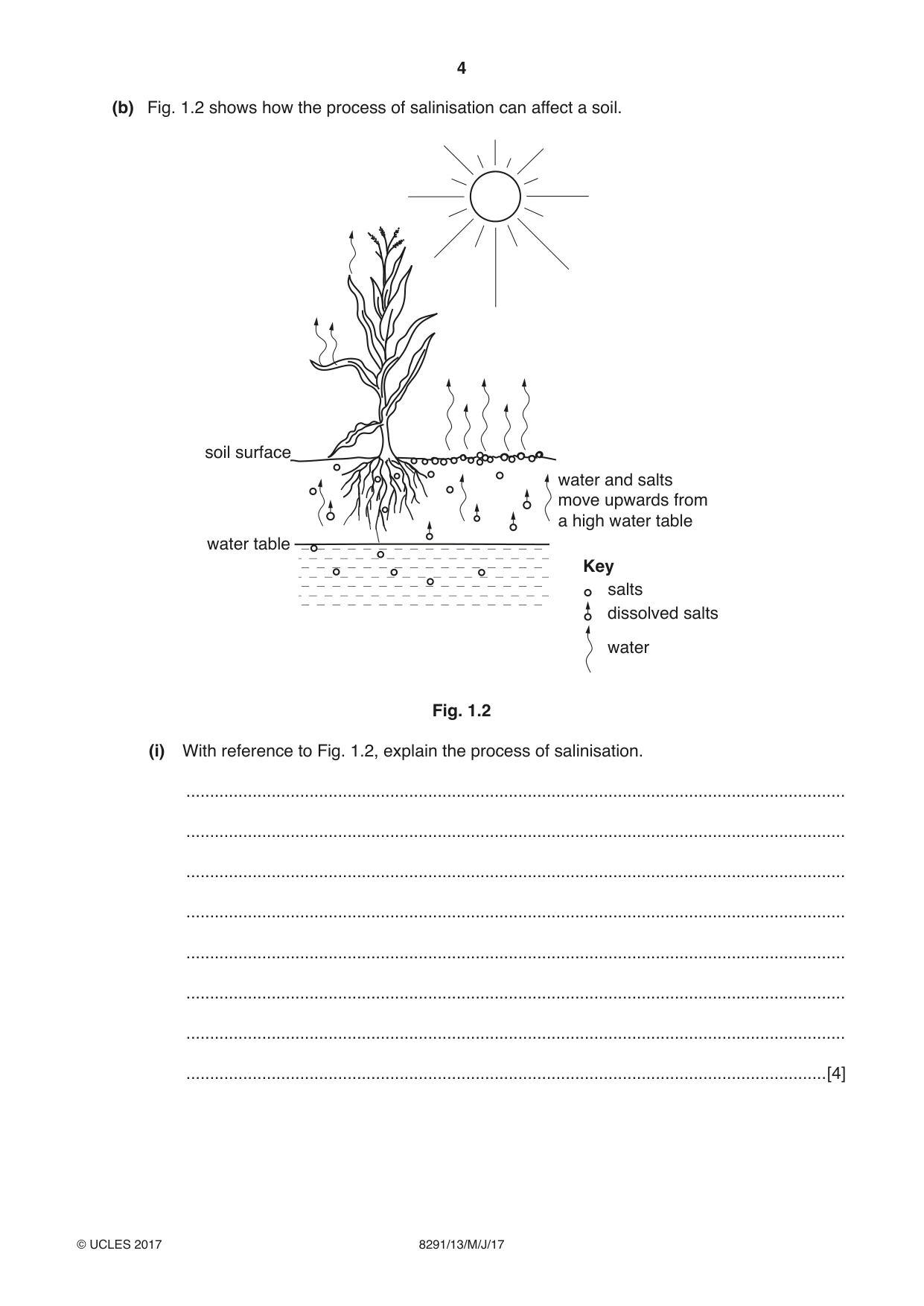 Cambridge A Level Environmental Management (AS only) 8291 2017 May/June Paper 1 · Variant 3 question paper, page 4 of 12